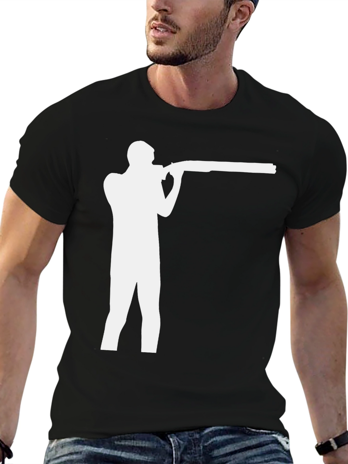 Shooter Silhouette Tee - Target Practice Shirt
