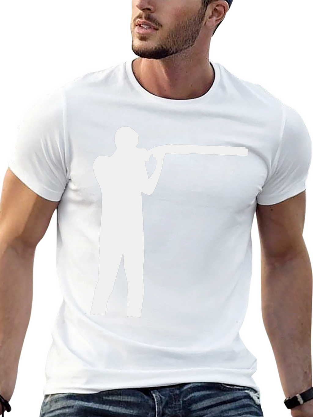 Shooter Silhouette Tee - Target Practice Shirt
