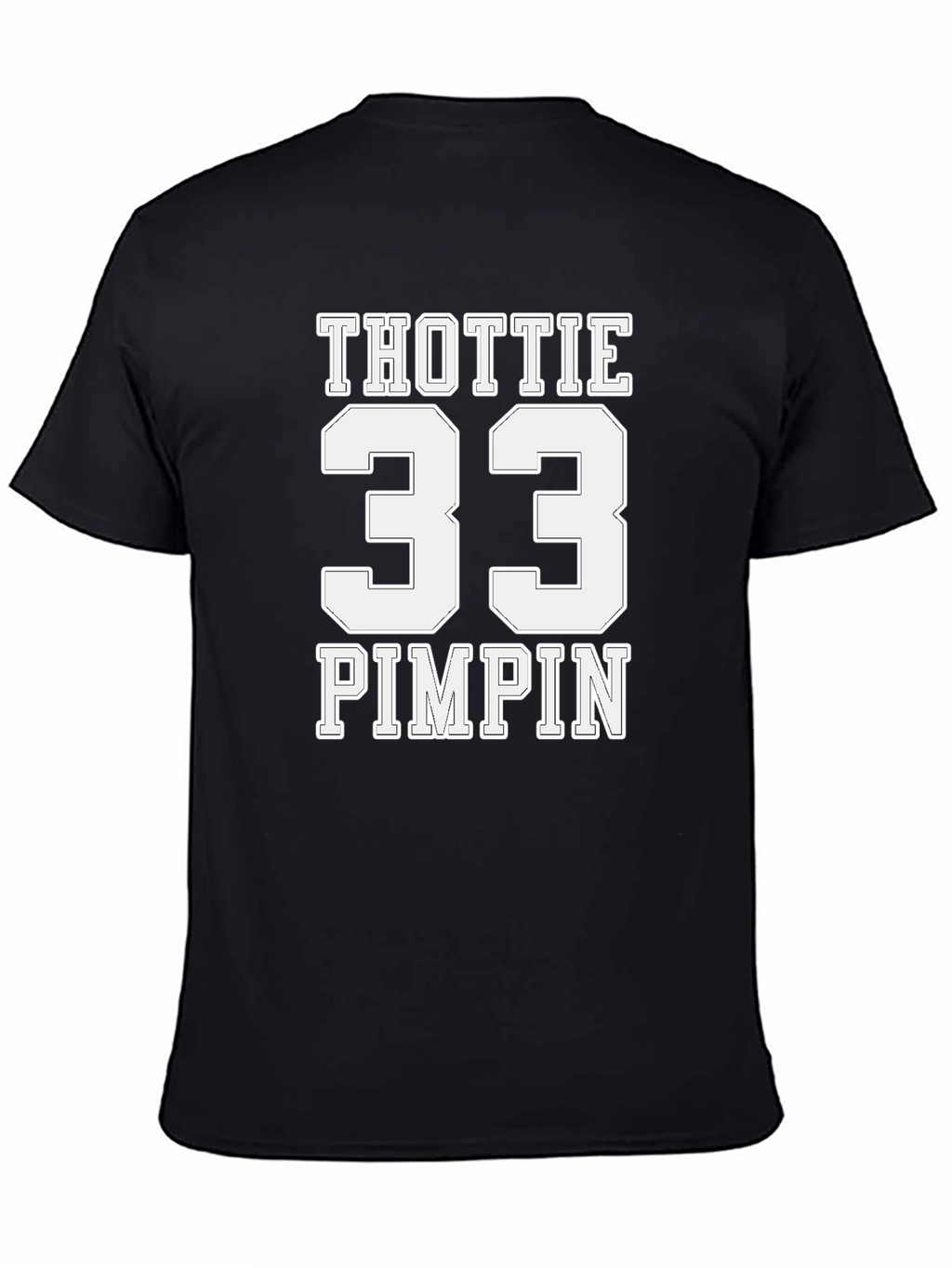 Thottie 33 Pimpin Black T-Shirt