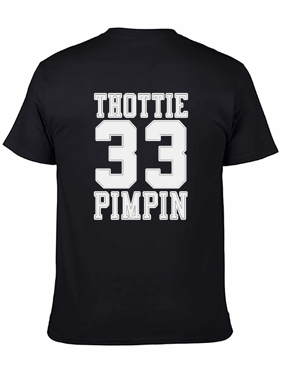 Thottie 33 Pimpin Black T-Shirt