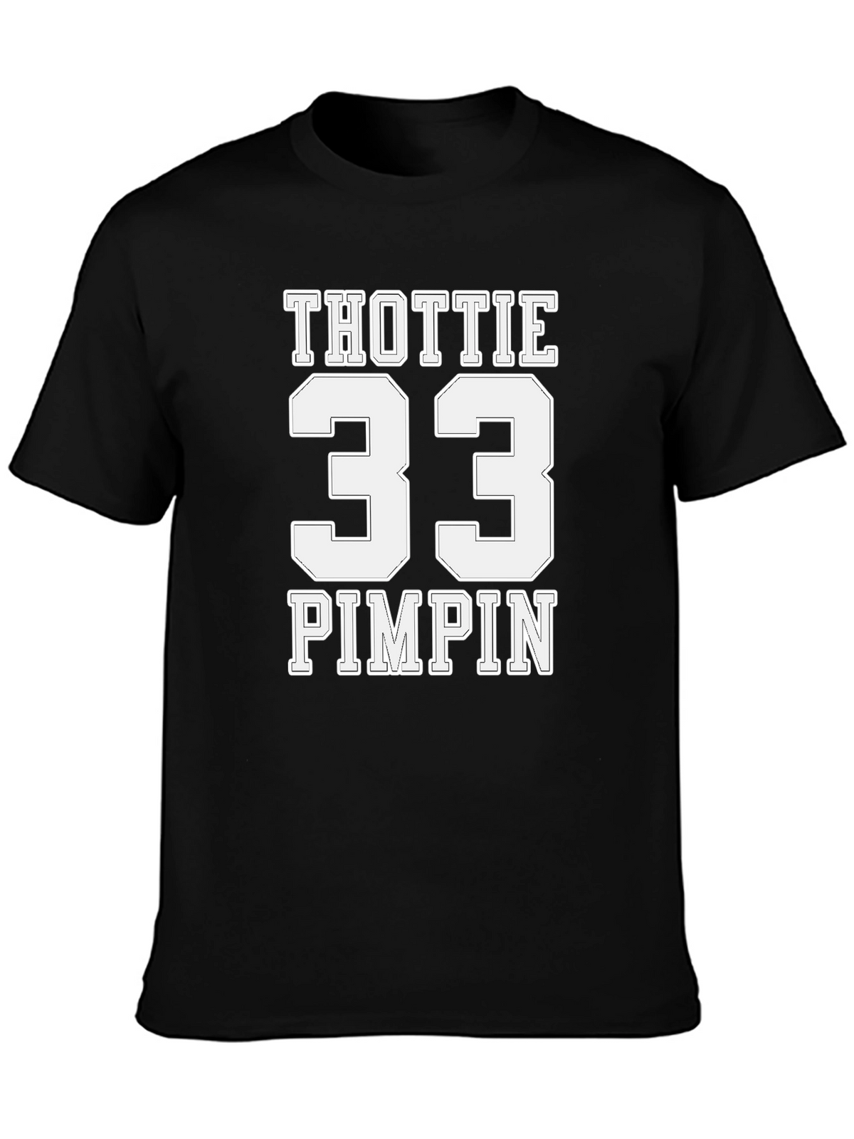 Thottie 33 Pimpin Black T-Shirt