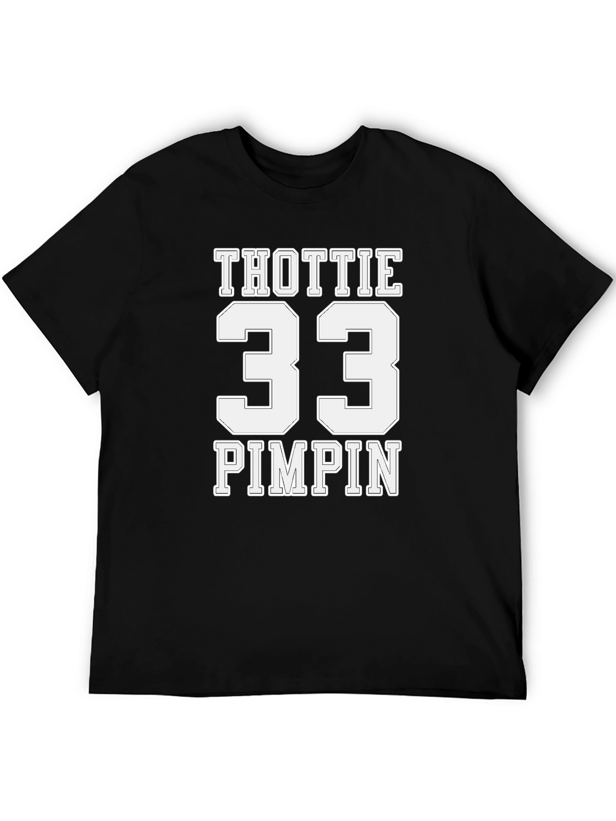 Thottie 33 Pimpin Black T-Shirt