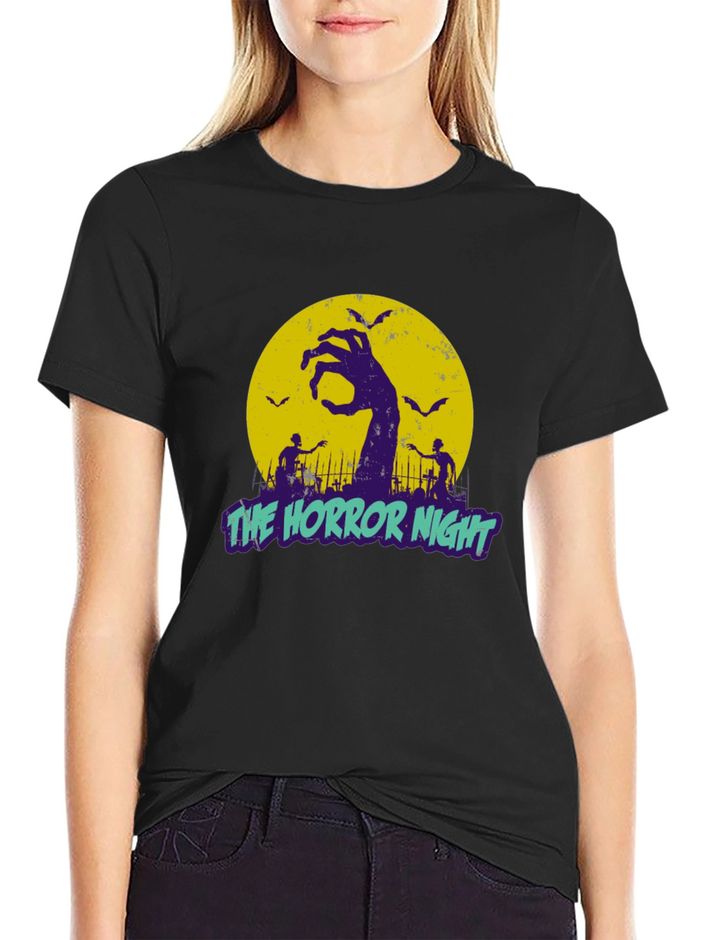 The Horror Night Graphic T-Shirt Halloween Apparel