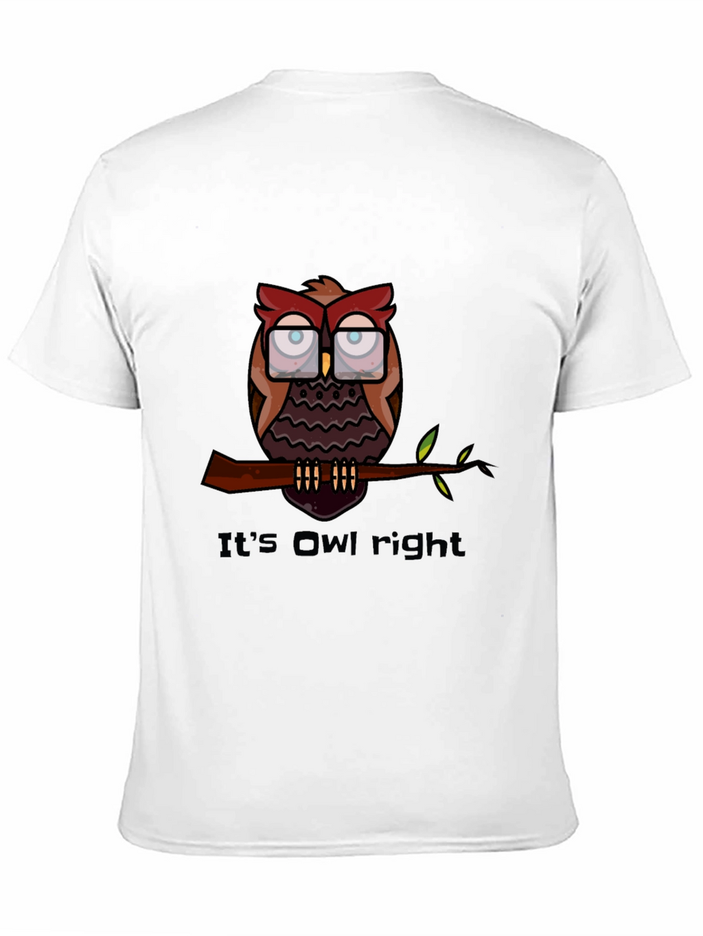 Its Owl Right T-Shirt - Funny Owl Graphic Tee