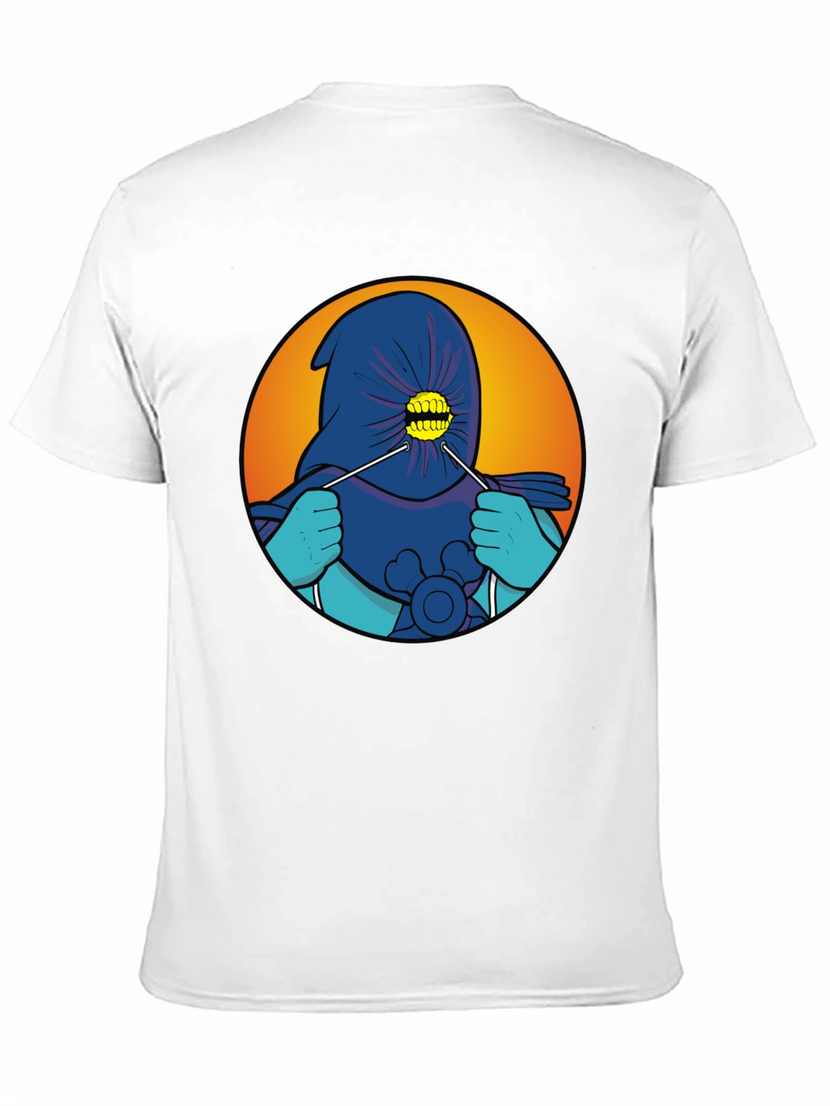 Cartoonish Hooded Character T-Shirt