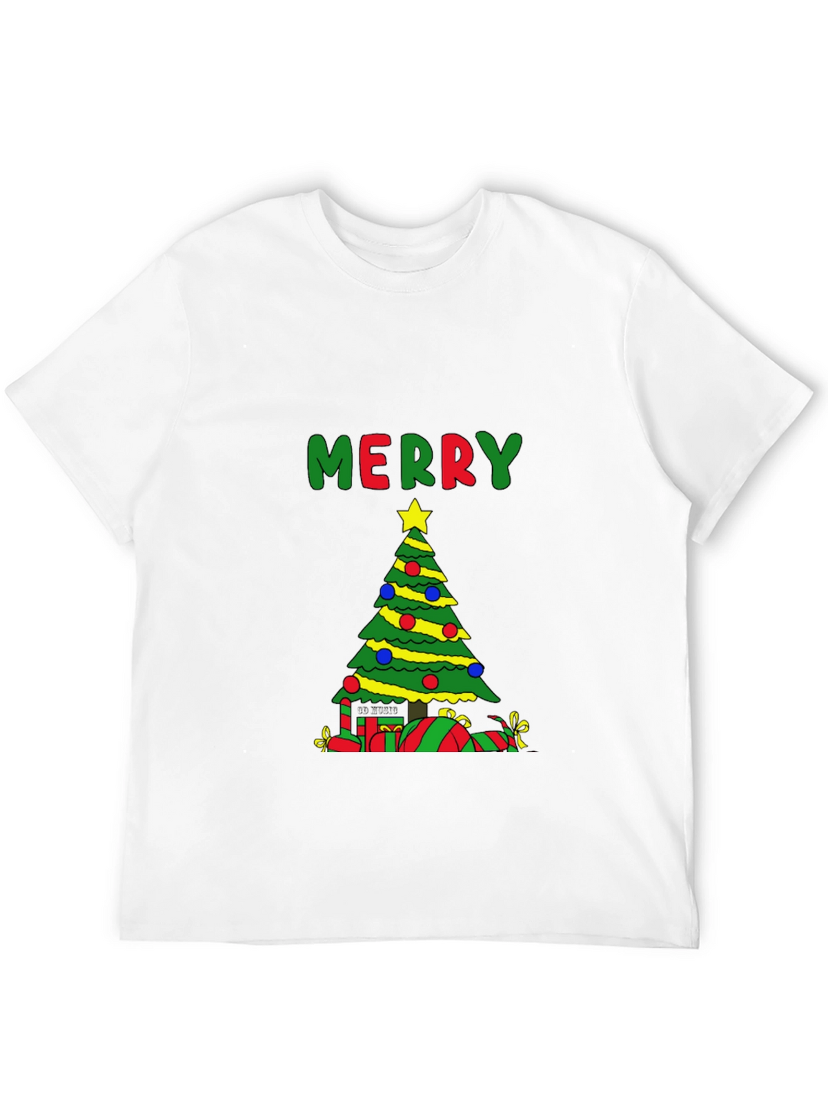 Merry Christmas Tree Holiday T-Shirt