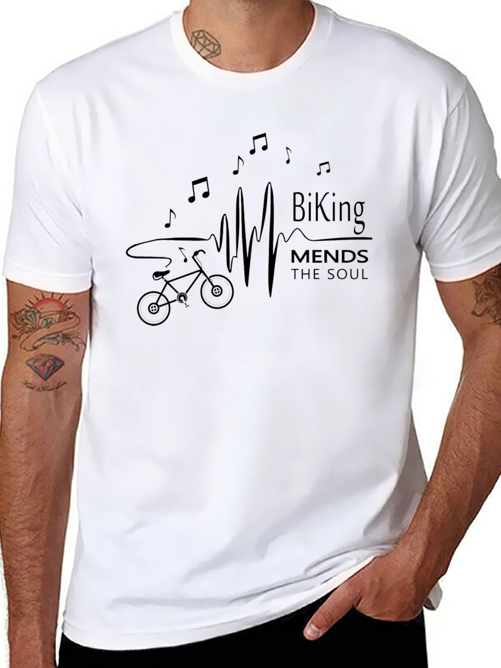 Biking Mends The Soul Graphic Tee
