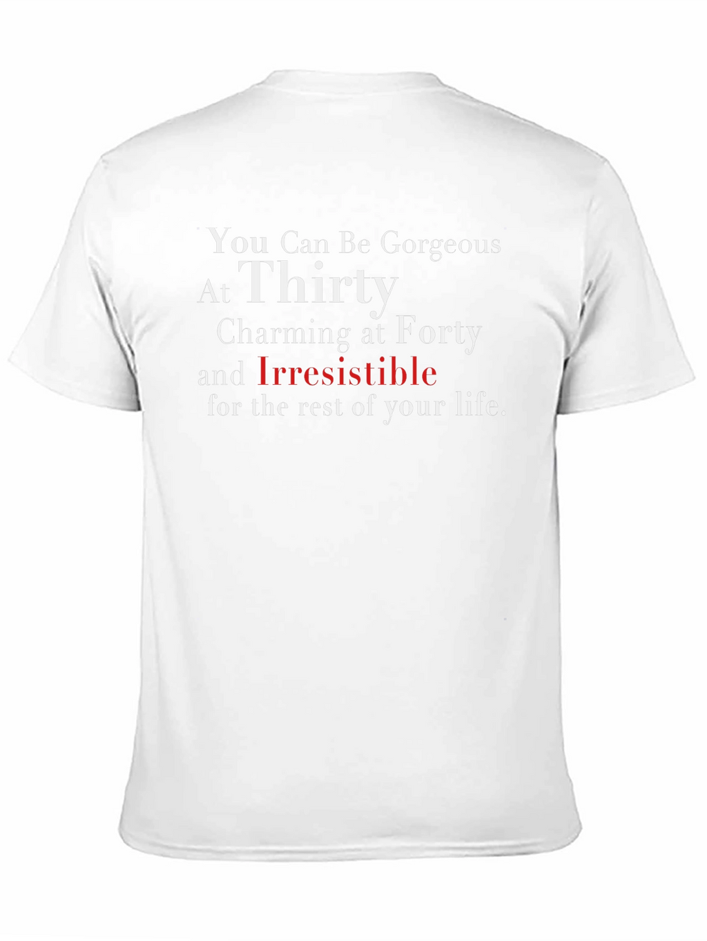 Gorgeous at 30 Graphic Tee - Black