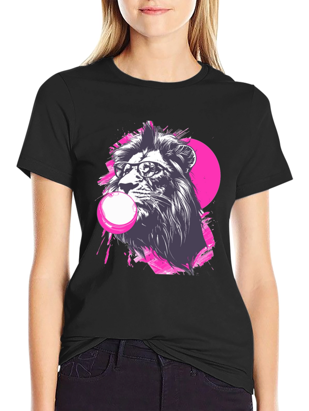 Cool Lion Bubblegum Graphic Tee