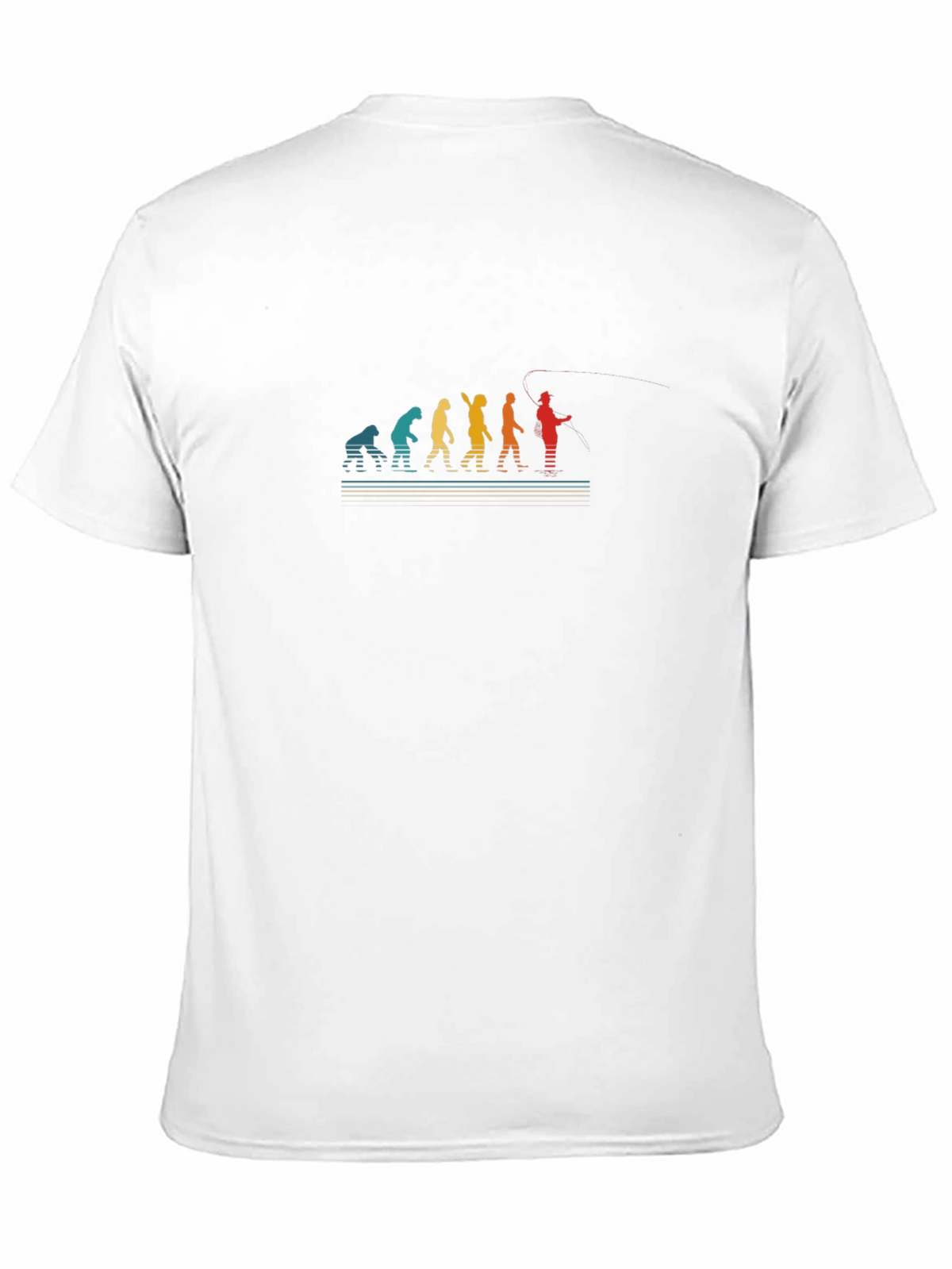 Evolution of Fishing T-Shirt - Black