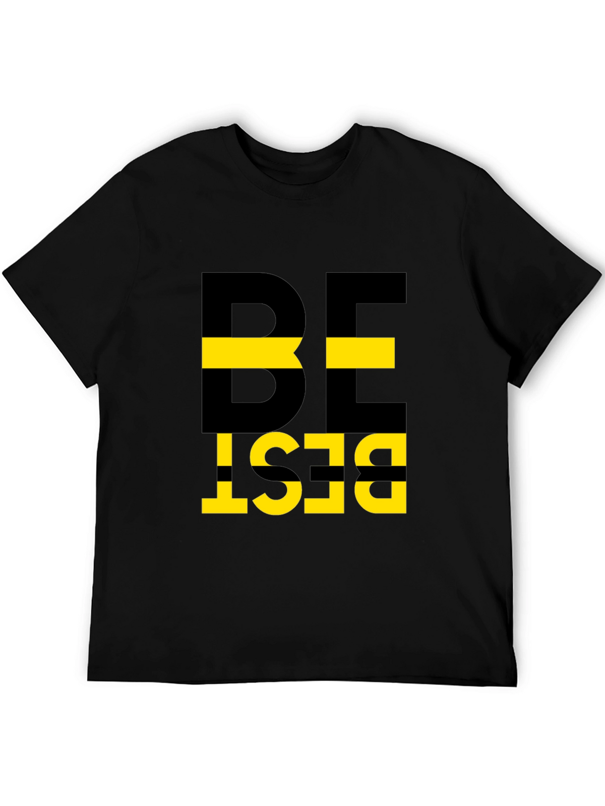 Be Best Graphic Tee - Mens Black Cotton T-Shirt