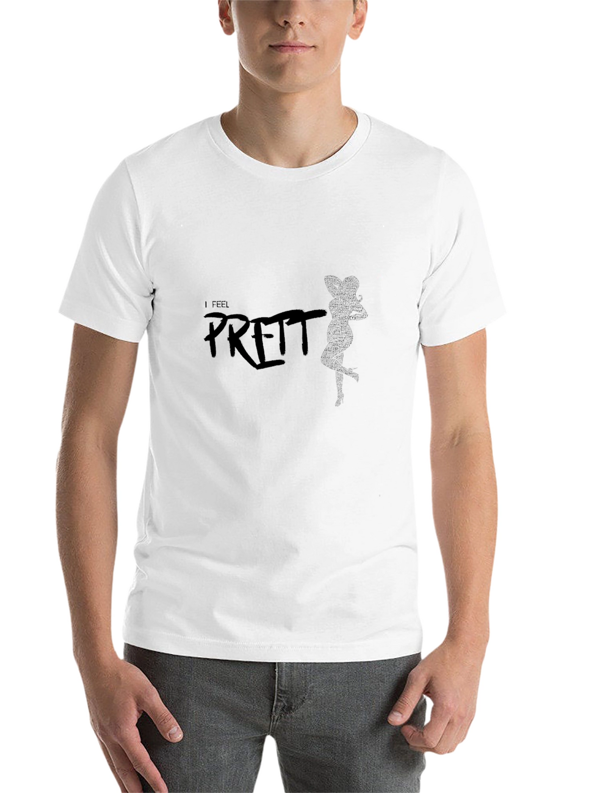 I Feel Pretty Graphic T-Shirt - Solid Black