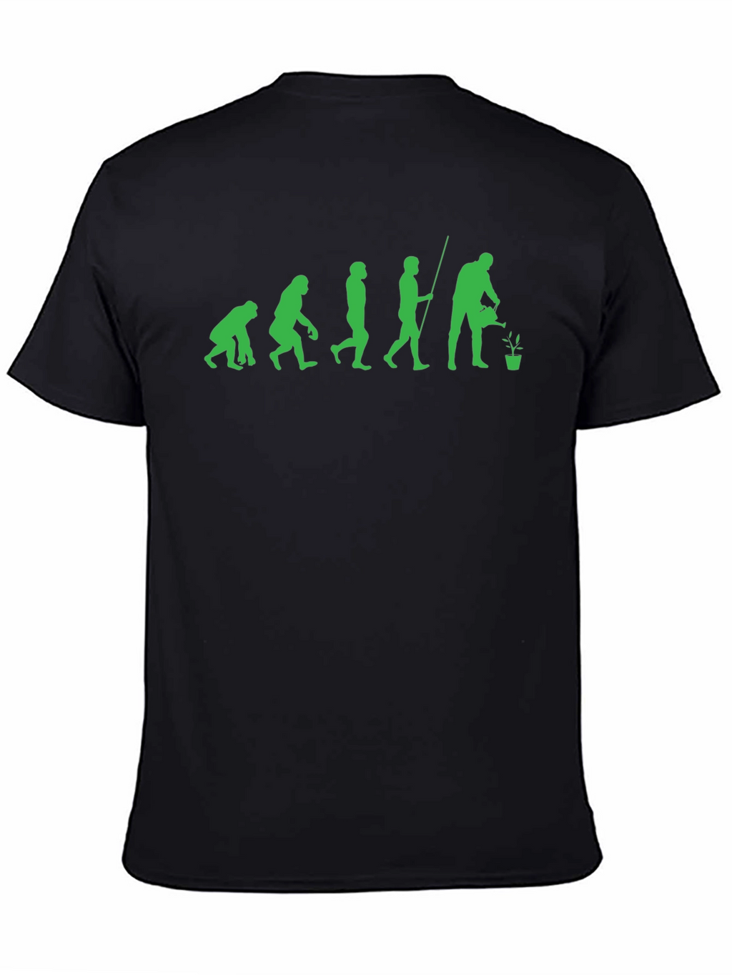 Evolution of Gardener Black T-Shirt