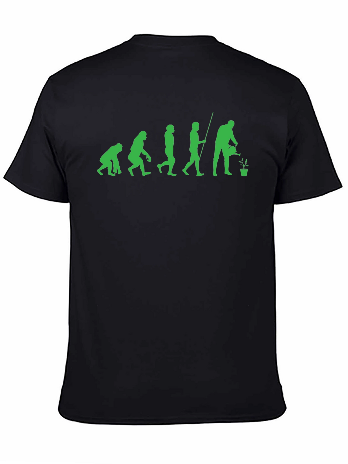 Evolution of Gardener Black T-Shirt