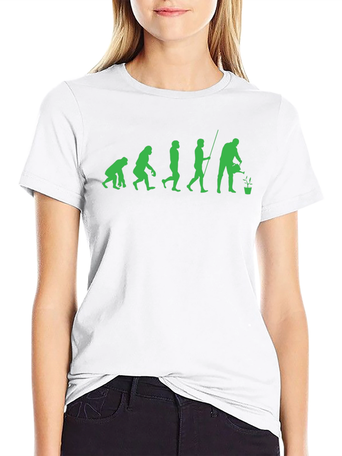 Evolution of Gardener Black T-Shirt