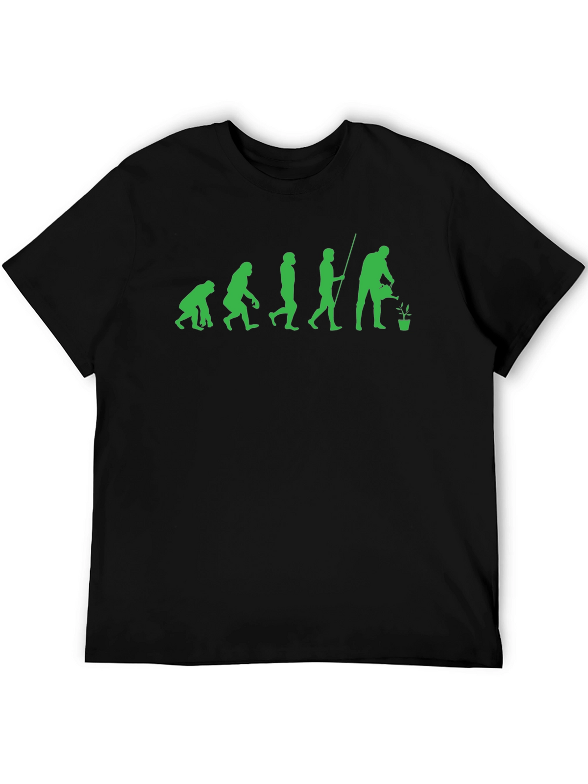 Evolution of Gardener Black T-Shirt