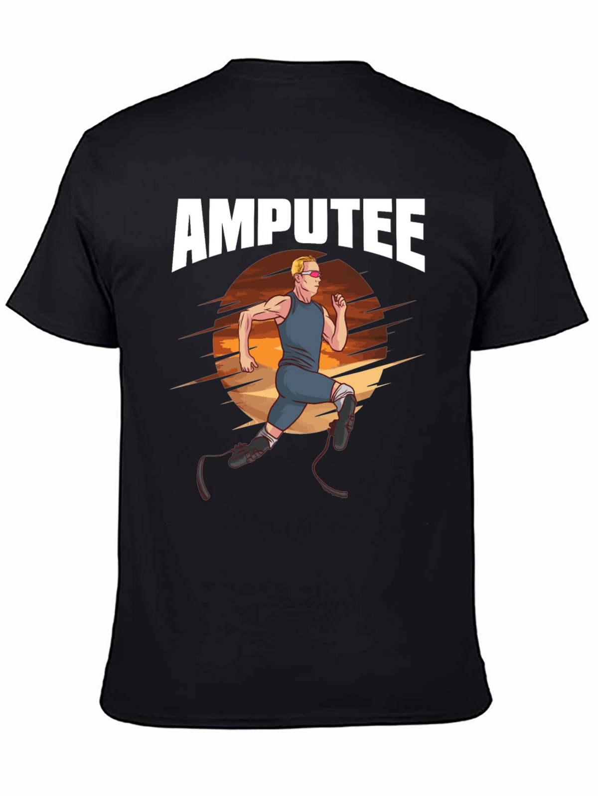 Amputee Runner Graphic T-Shirt