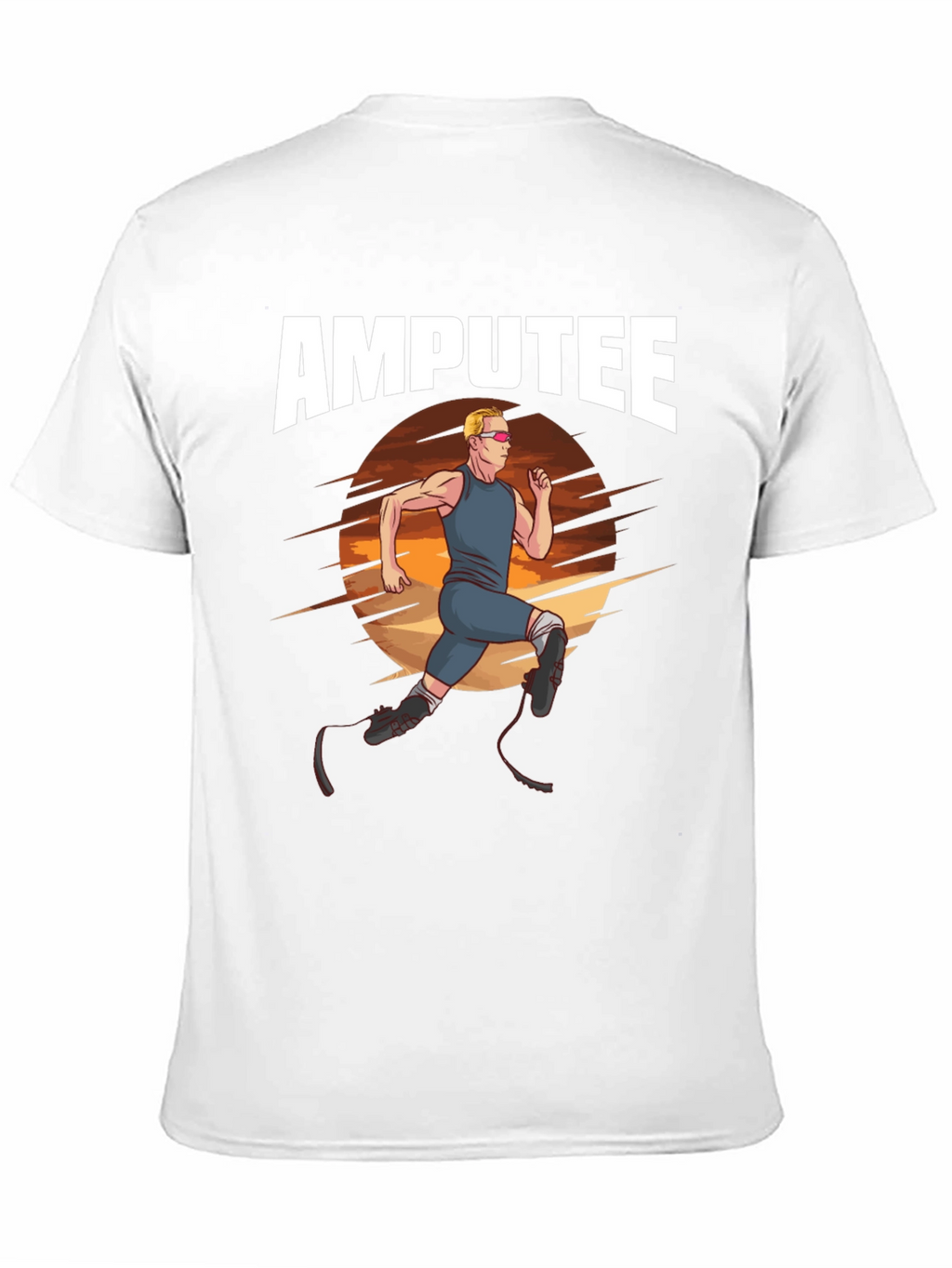 Amputee Runner Graphic T-Shirt