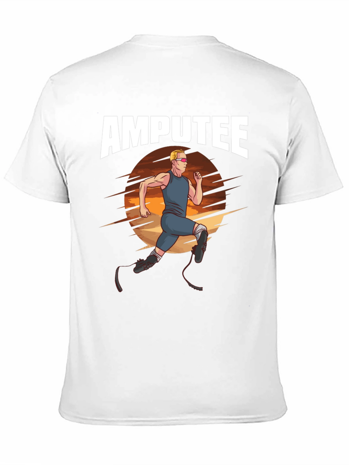 Amputee Runner Graphic T-Shirt