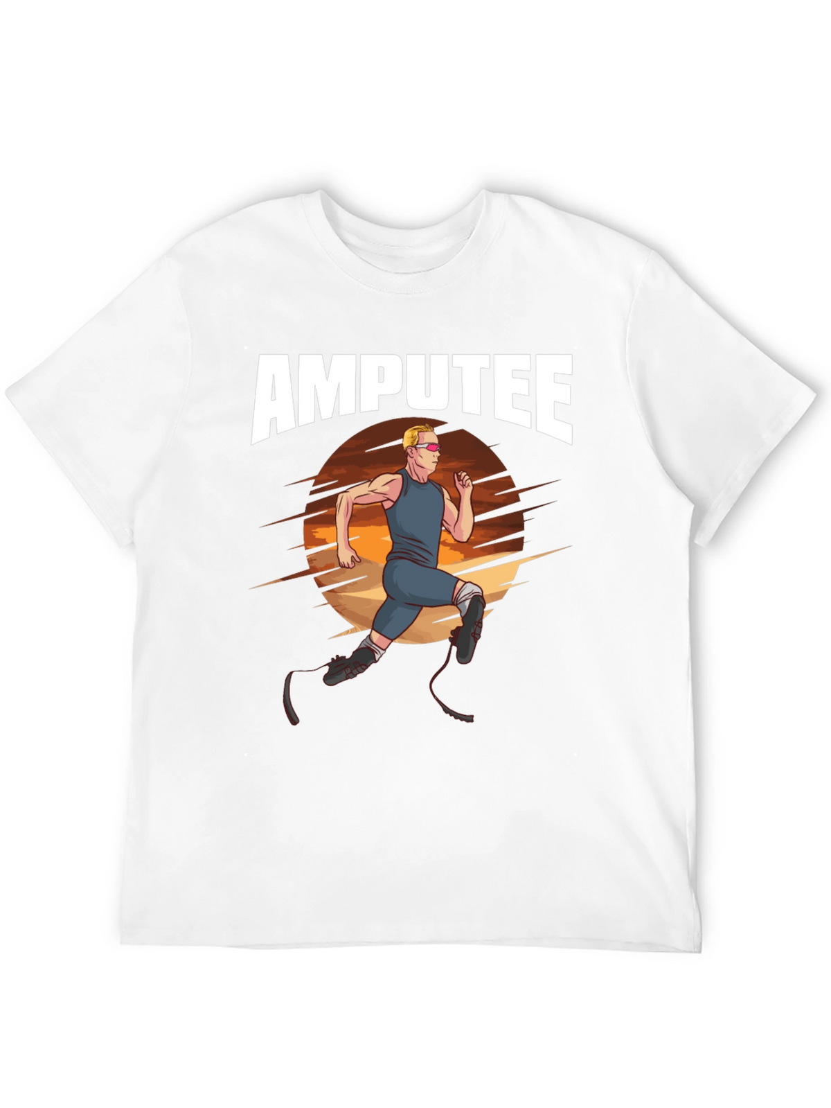 Amputee Runner Graphic T-Shirt