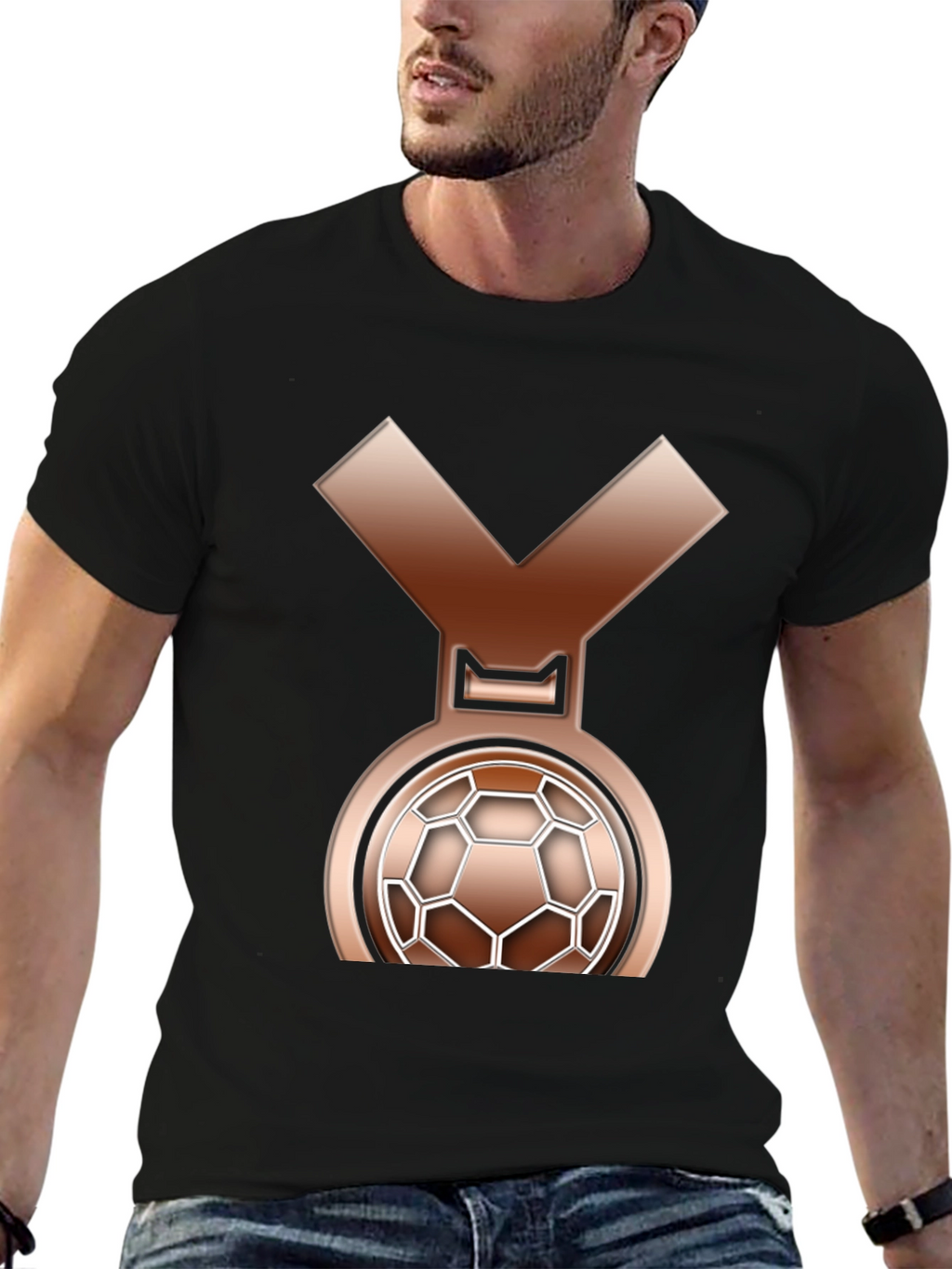 Bronze Medal Soccer Fan T-Shirt