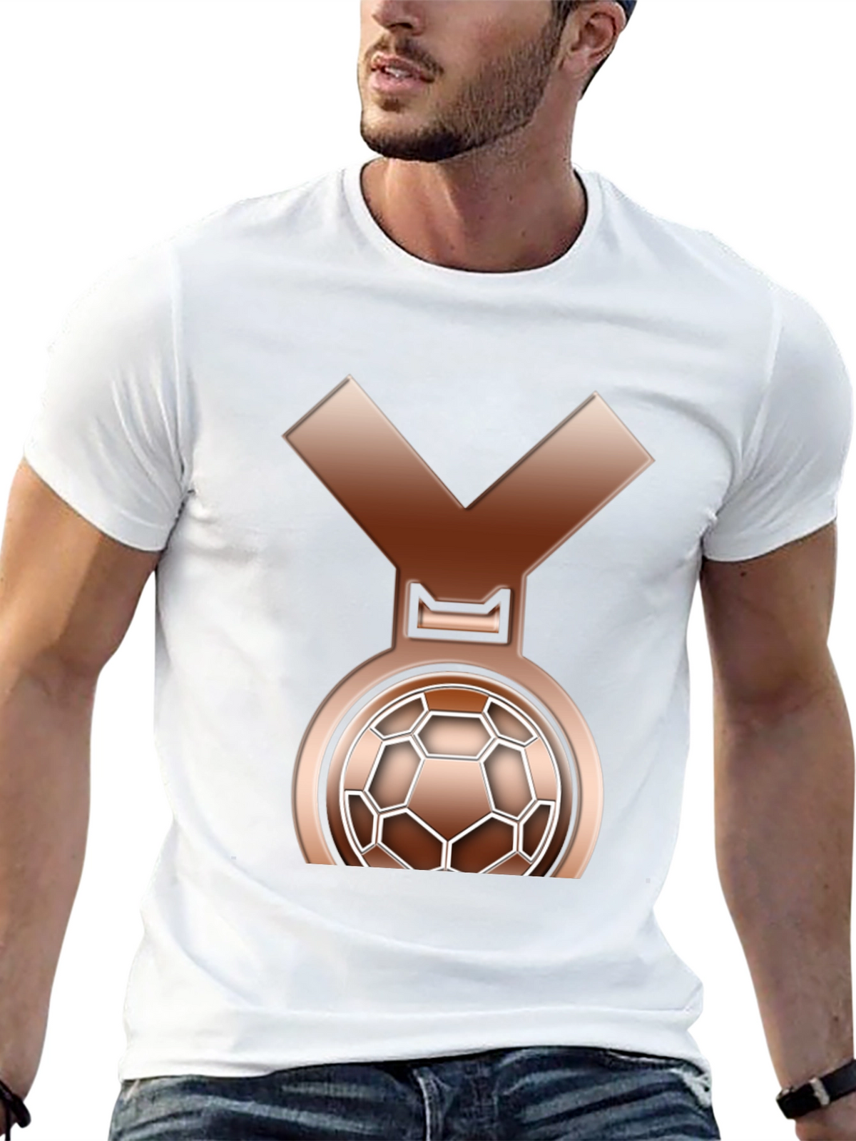 Bronze Medal Soccer Fan T-Shirt