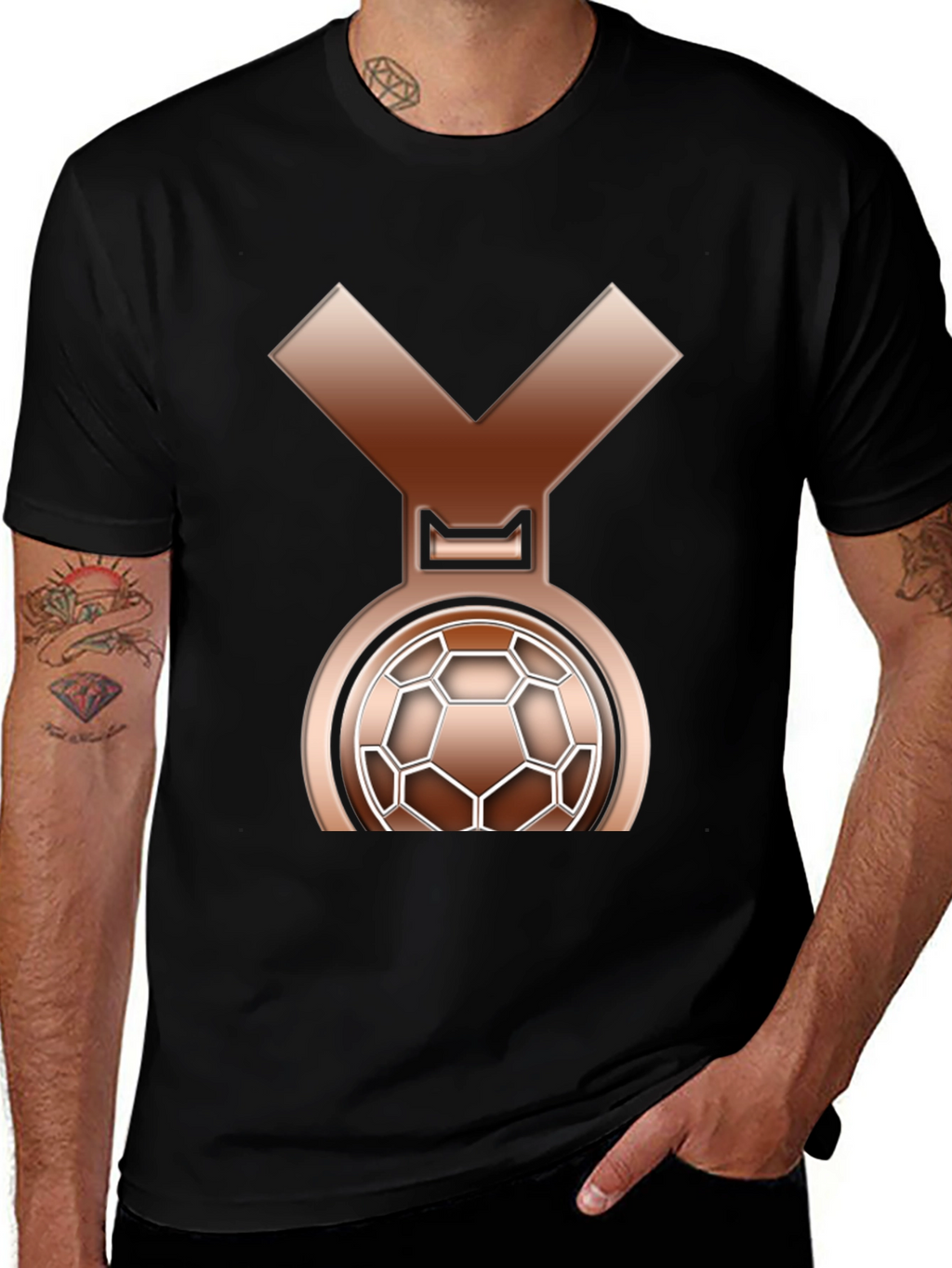 Bronze Medal Soccer Fan T-Shirt