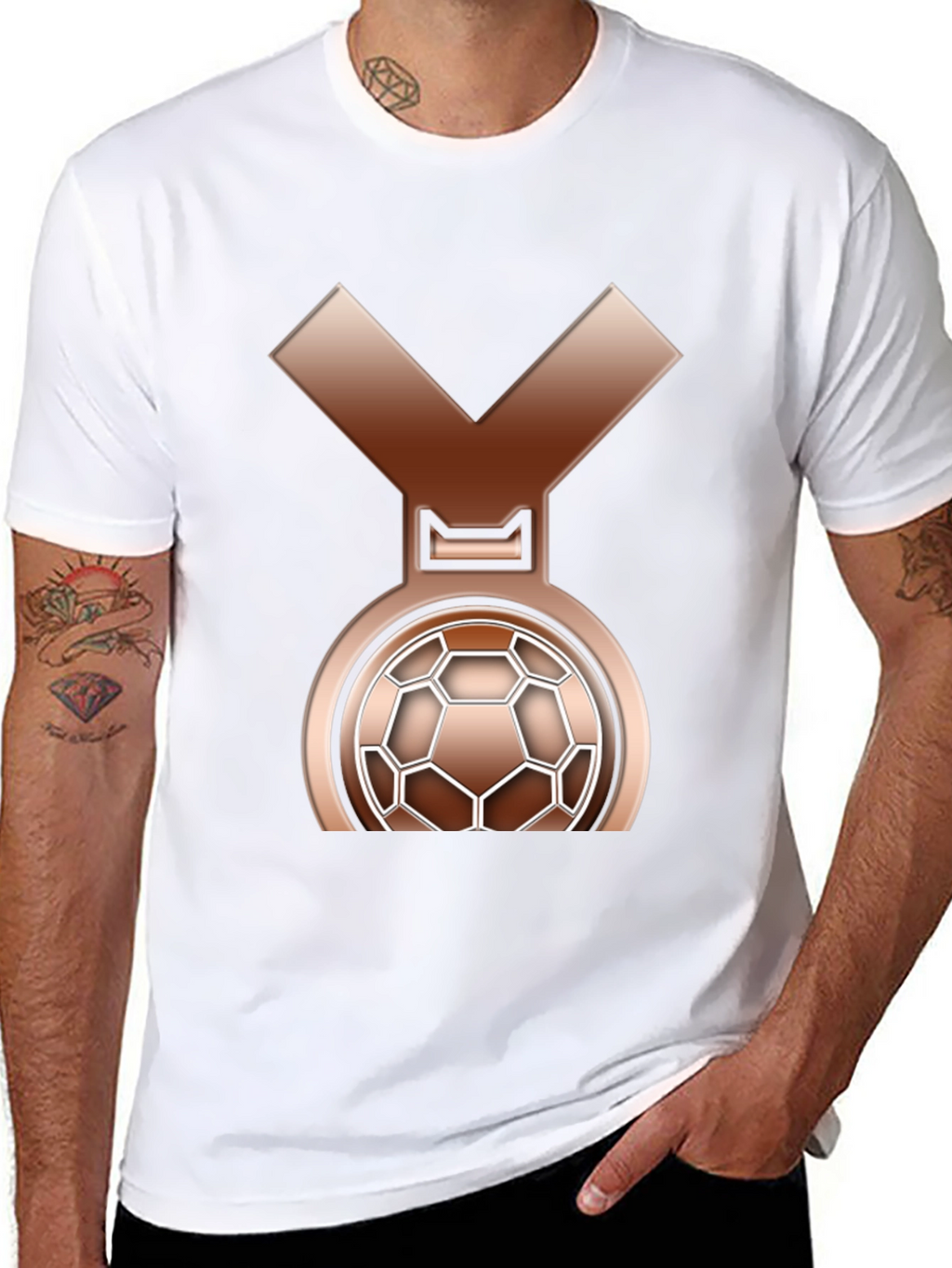 Bronze Medal Soccer Fan T-Shirt