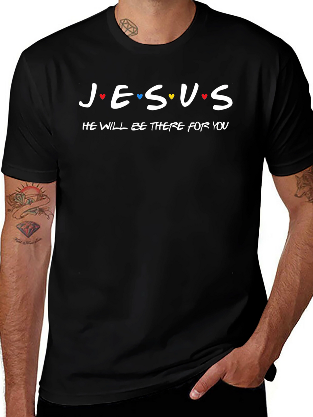 Jesus He Will Be There For You T-Shirt