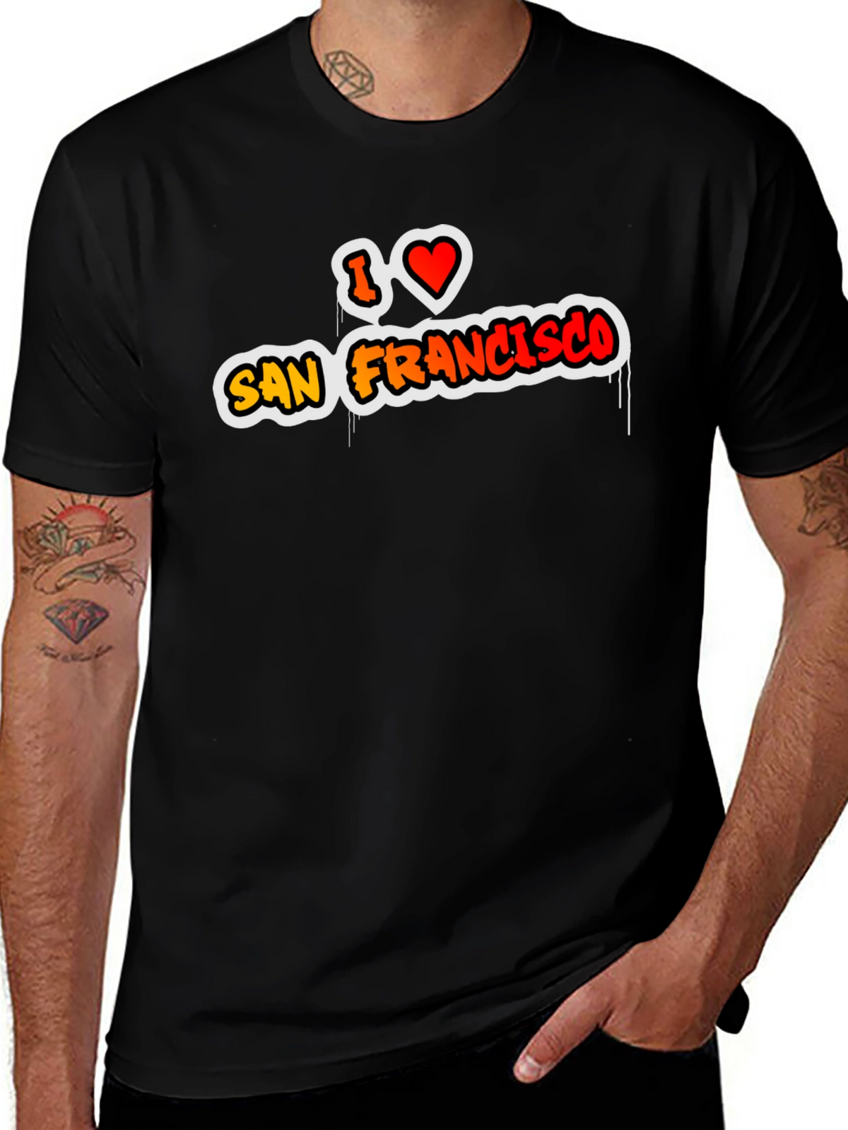 I Love San Francisco Graphic T-Shirt