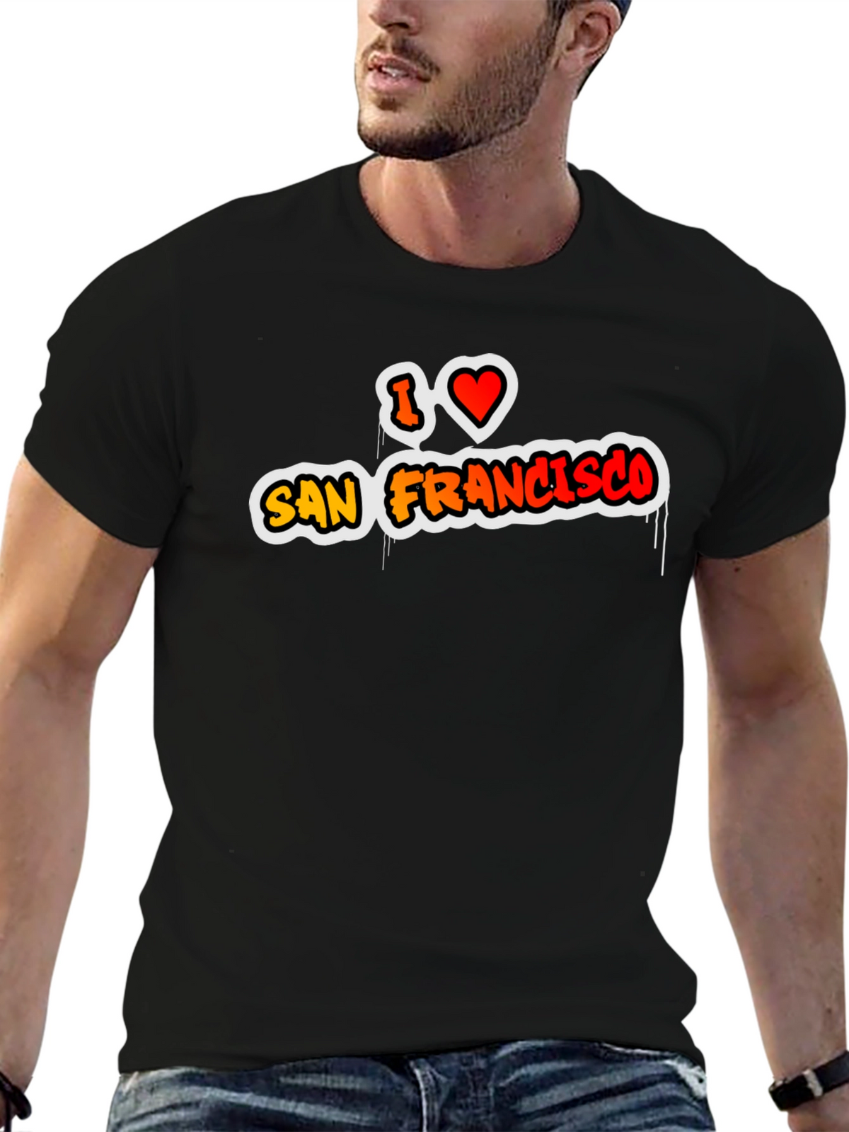 I Love San Francisco Graphic T-Shirt