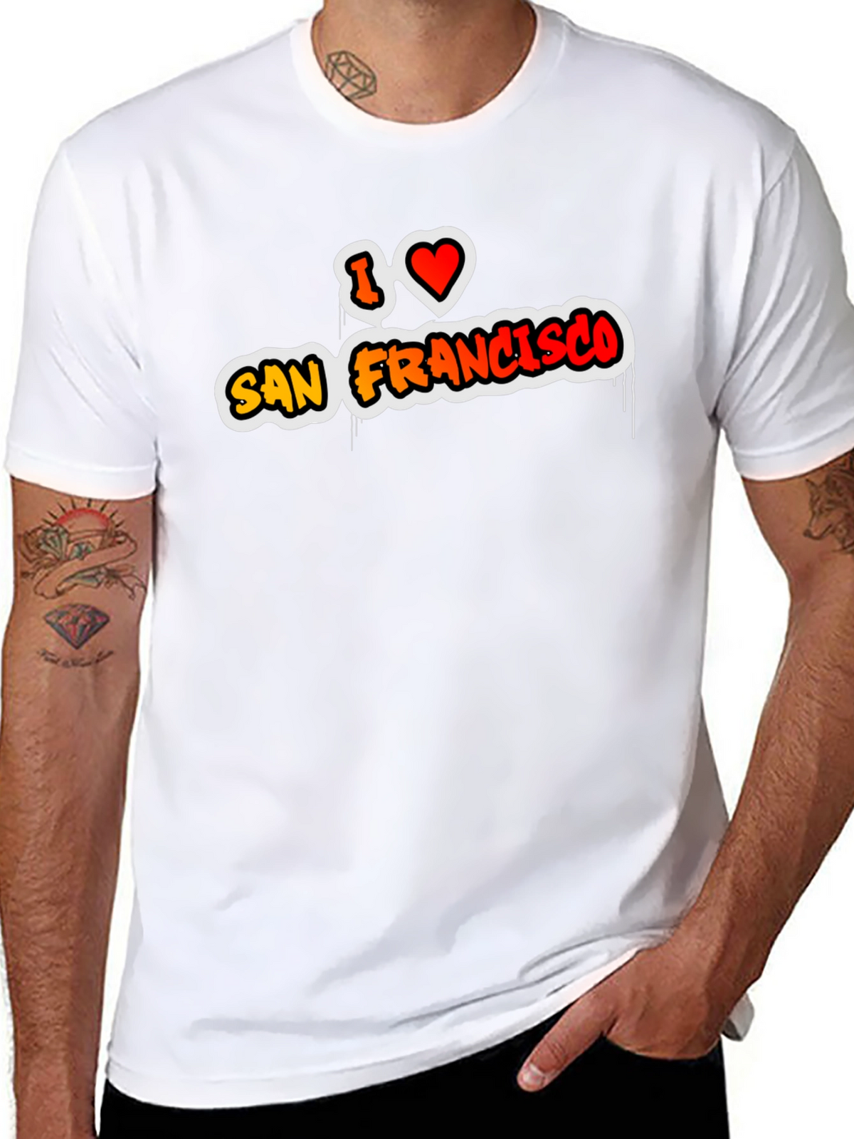 I Love San Francisco Graphic T-Shirt