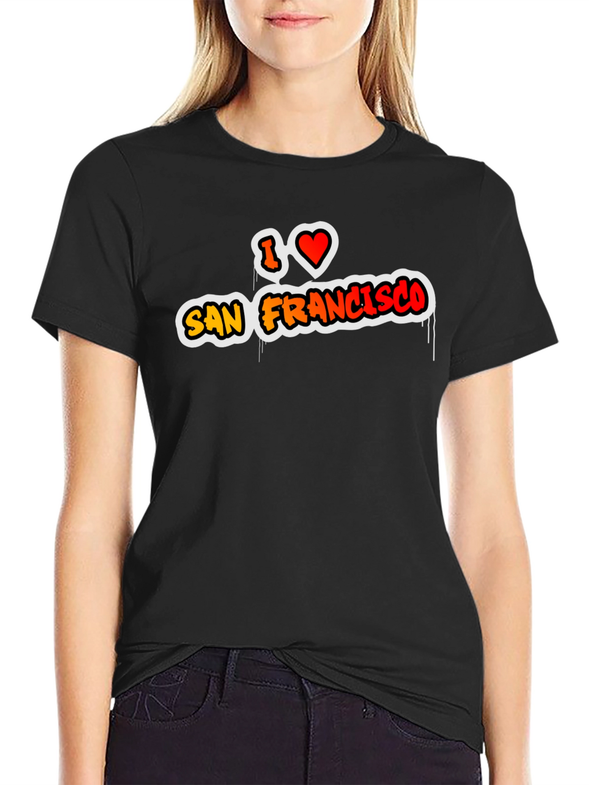 I Love San Francisco Graphic T-Shirt