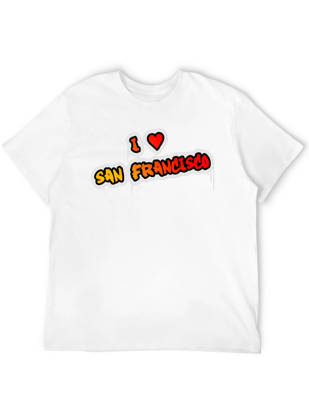 I Love San Francisco Graphic T-Shirt