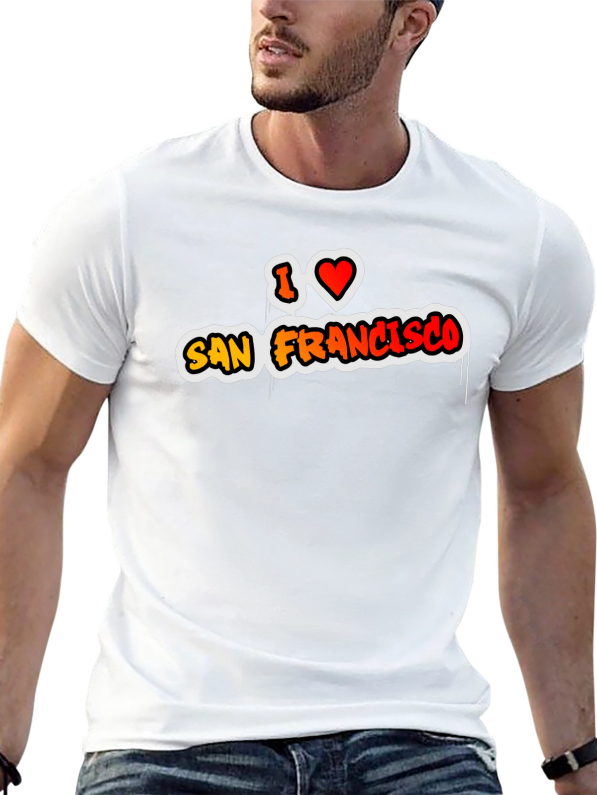 I Love San Francisco Graphic T-Shirt