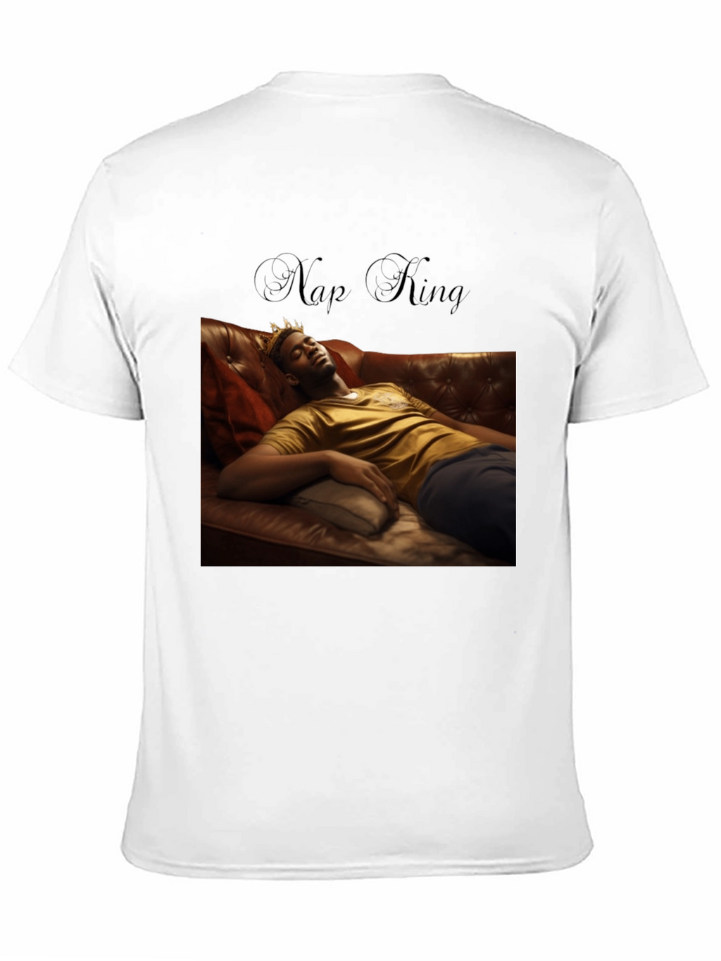 Nap King T-Shirt - Relax in Royal Style