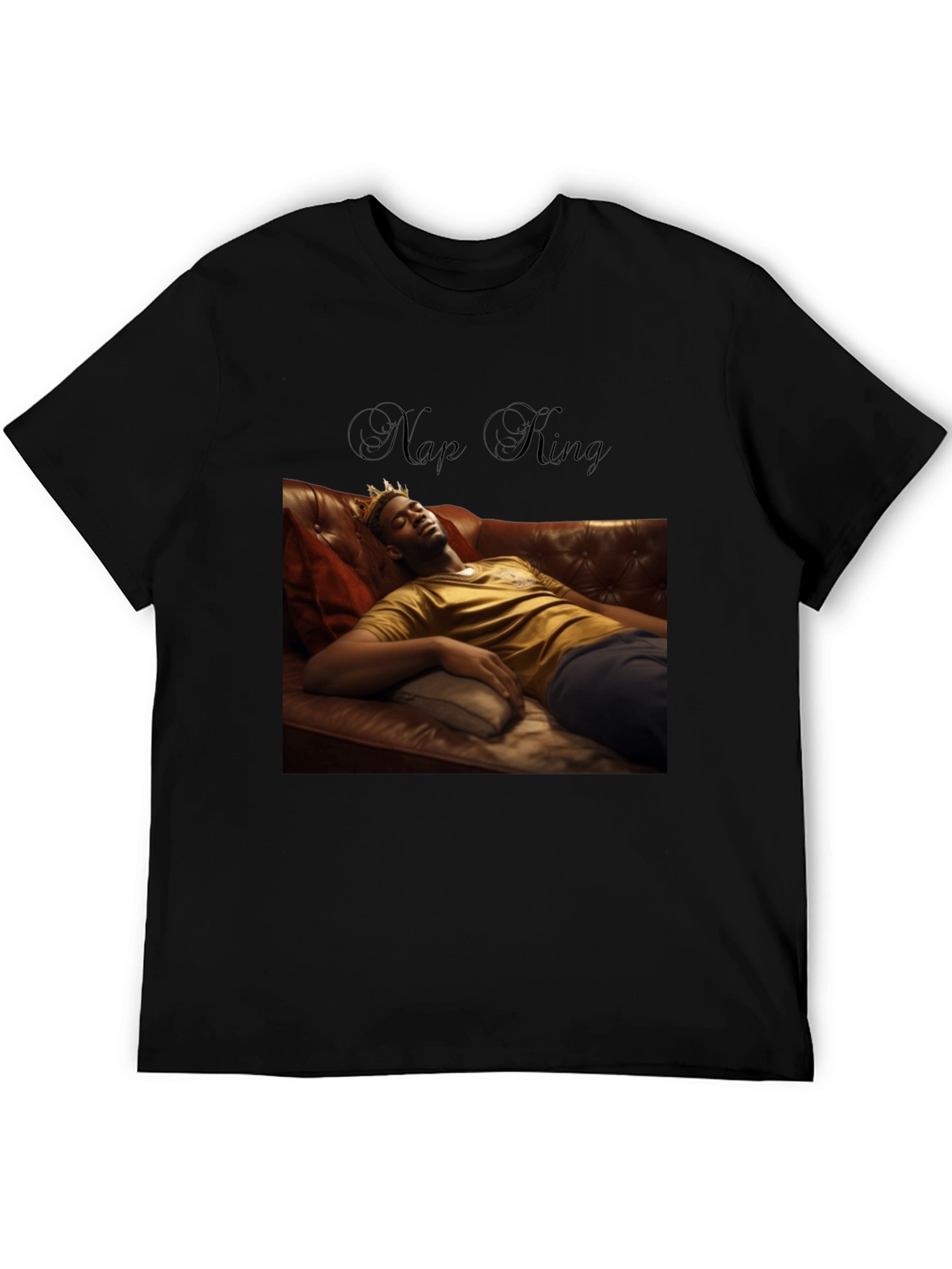 Nap King T-Shirt - Relax in Royal Style