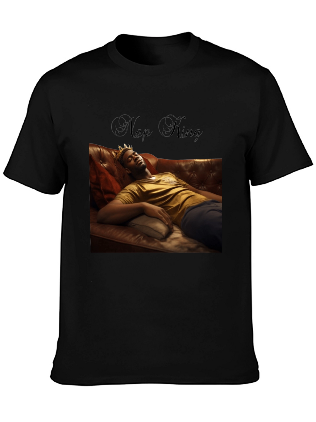 Nap King T-Shirt - Relax in Royal Style