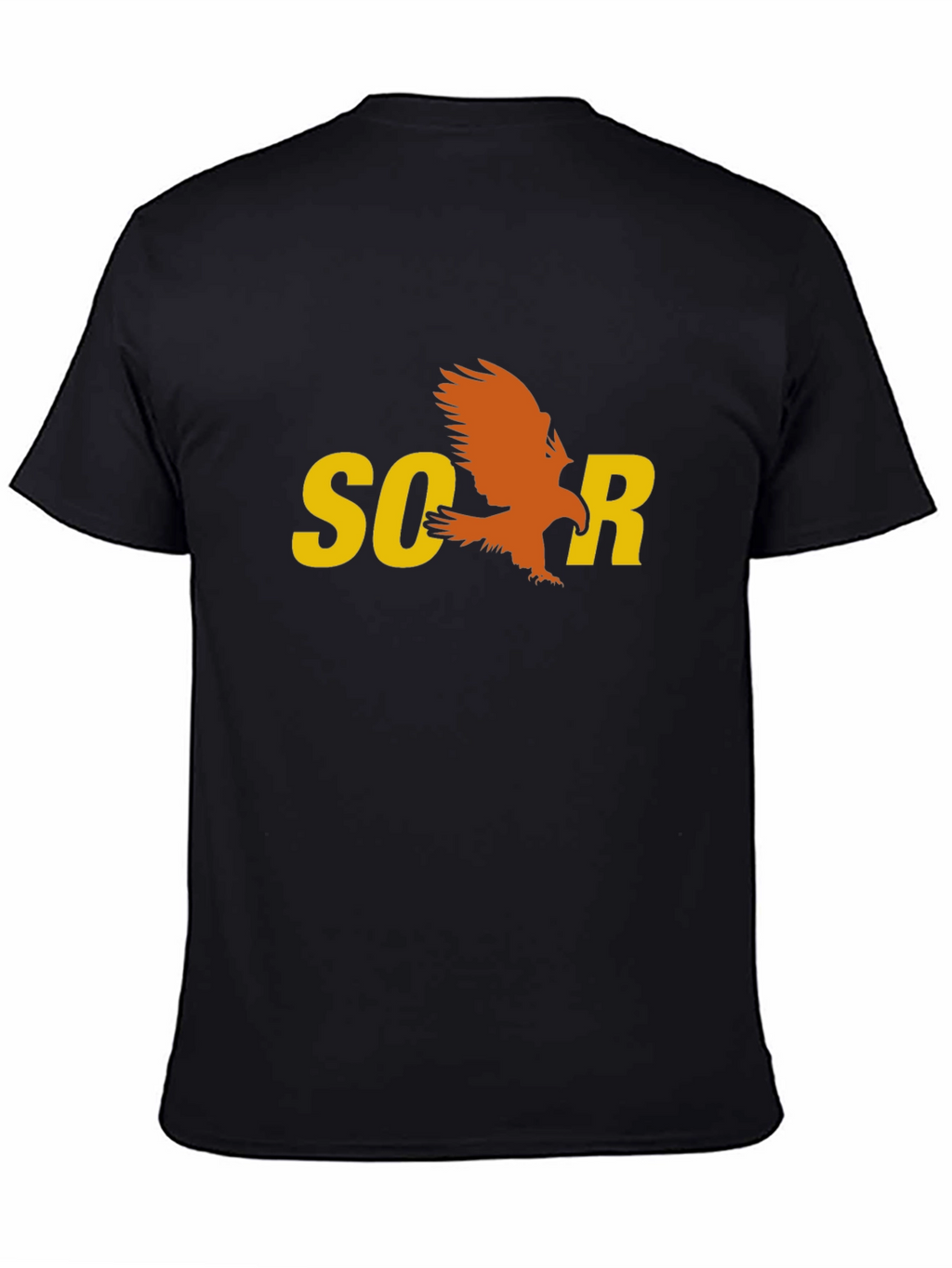 Soar Eagle Graphic Tee - Stylish Black T-Shirt