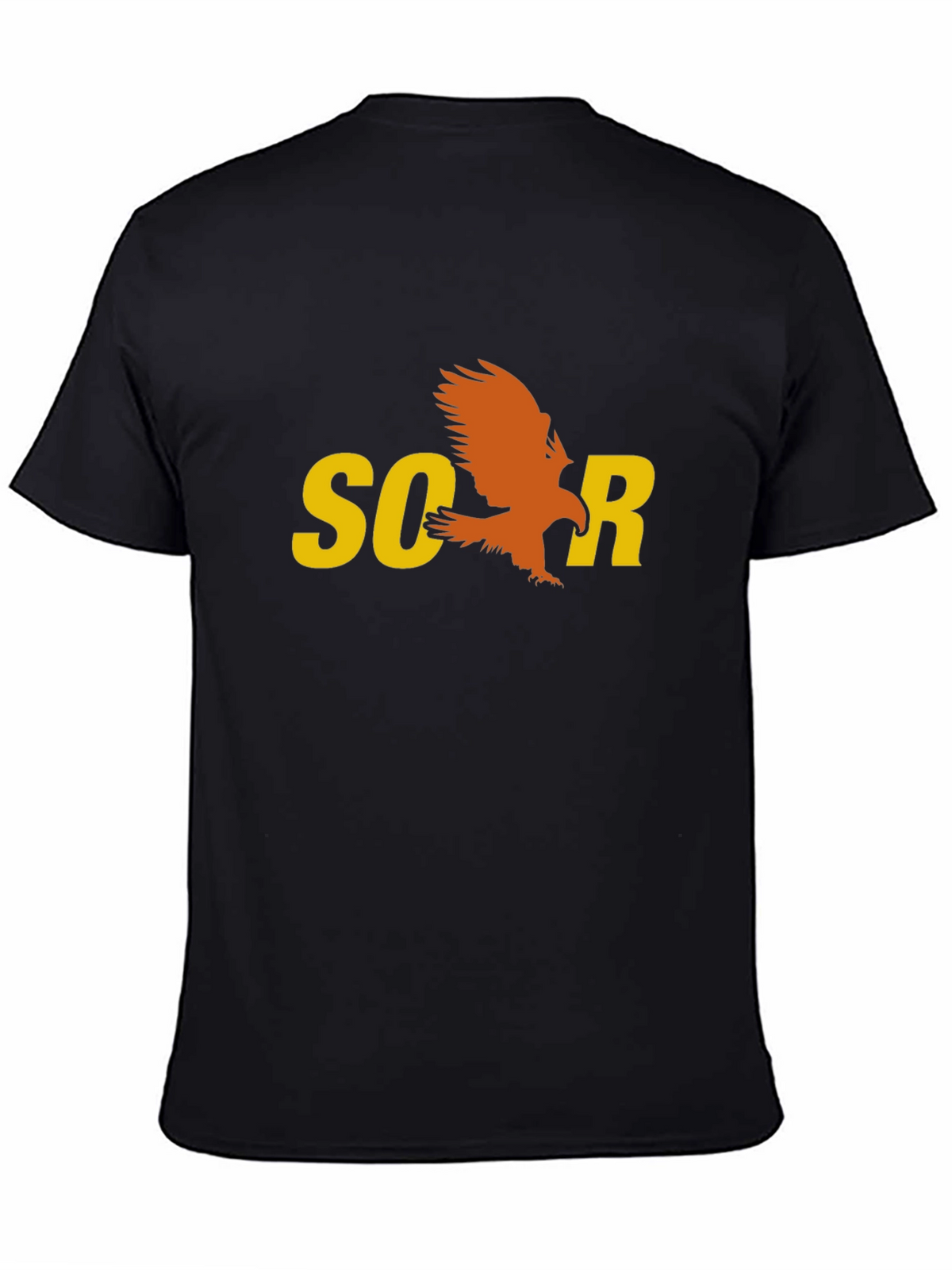 Soar Eagle Graphic Tee - Stylish Black T-Shirt