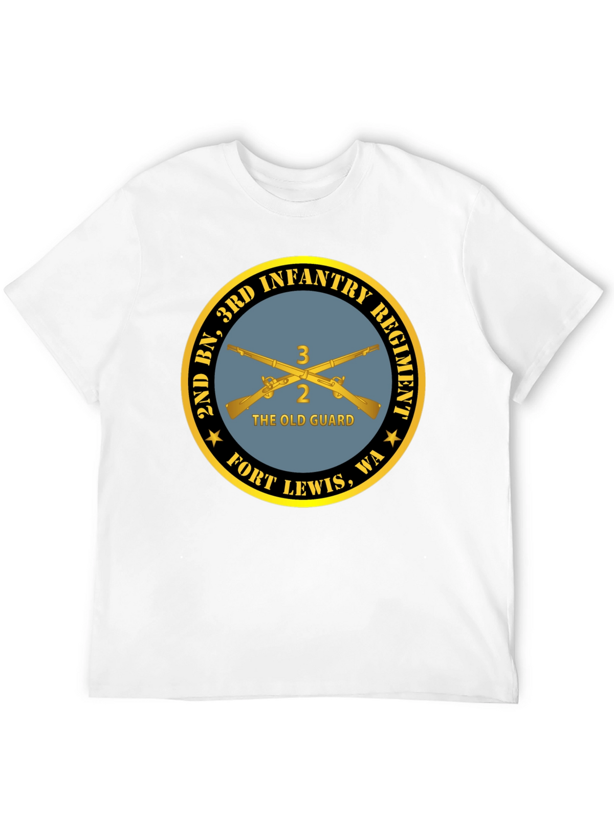 2nd BN 3rd Infantry Regiment Black T-Shirt