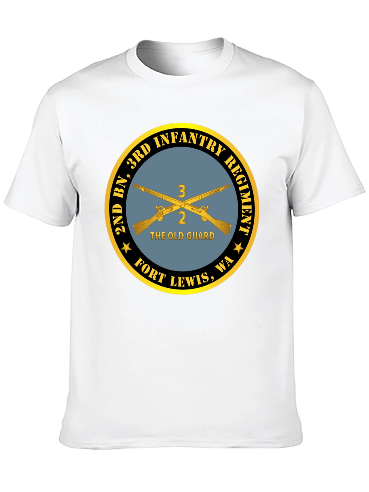 2nd BN 3rd Infantry Regiment Black T-Shirt