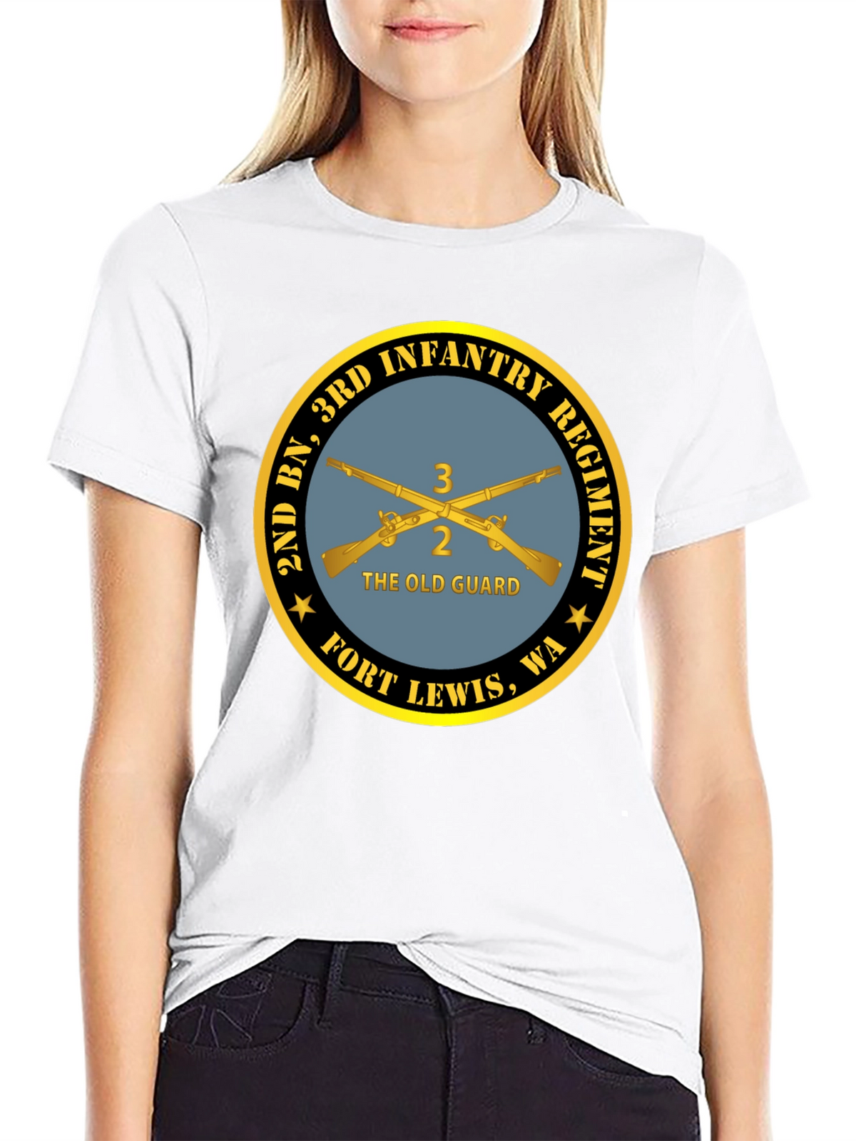 2nd BN 3rd Infantry Regiment Black T-Shirt