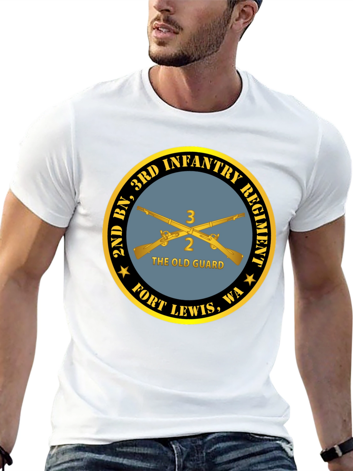 2nd BN 3rd Infantry Regiment Black T-Shirt
