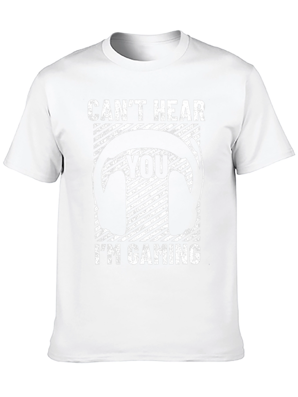 Cant Hear You Im Gaming Black T-Shirt
