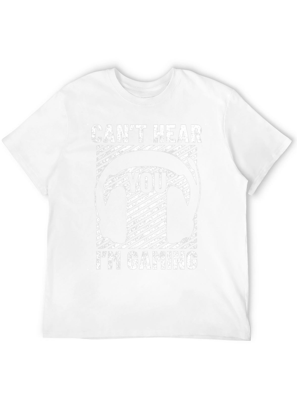 Cant Hear You Im Gaming Black T-Shirt