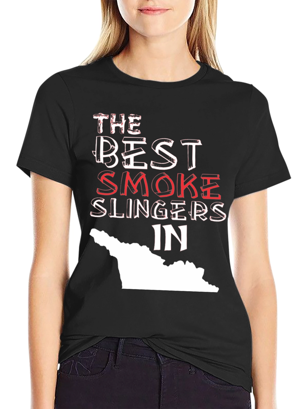 Smoke Slingers T-Shirt - Black Graphic Tee