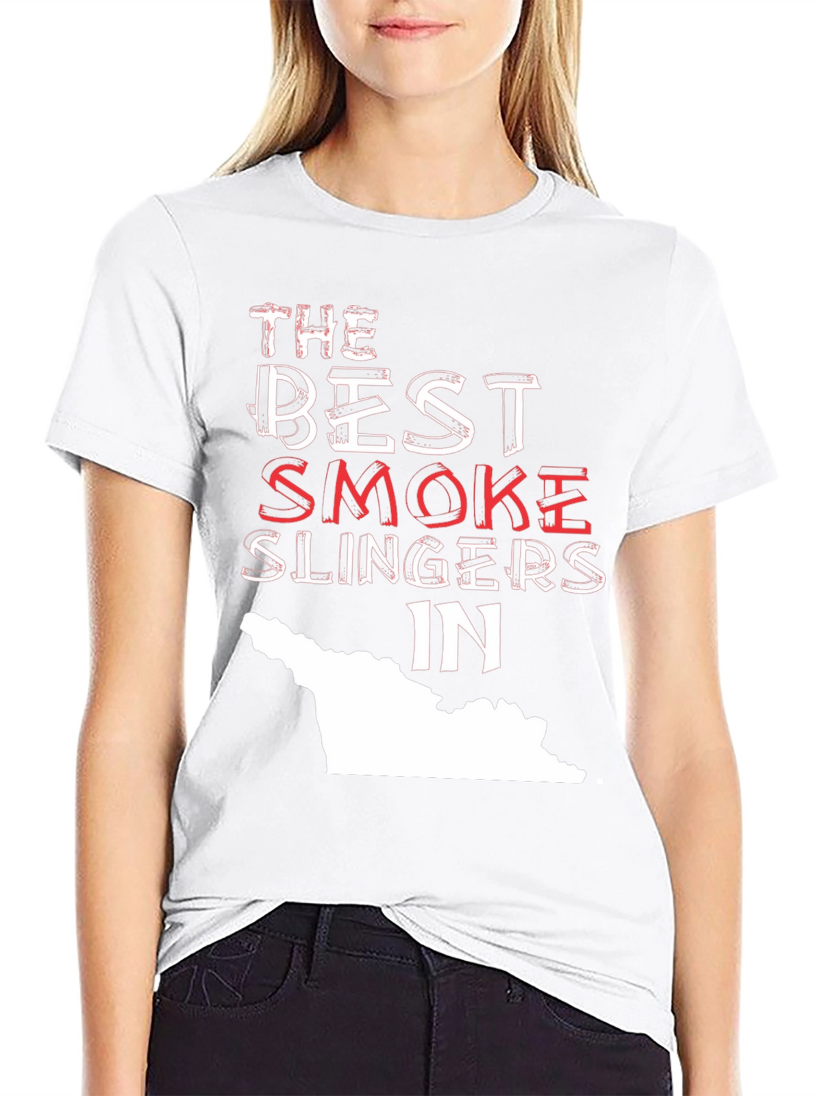 Smoke Slingers T-Shirt - Black Graphic Tee