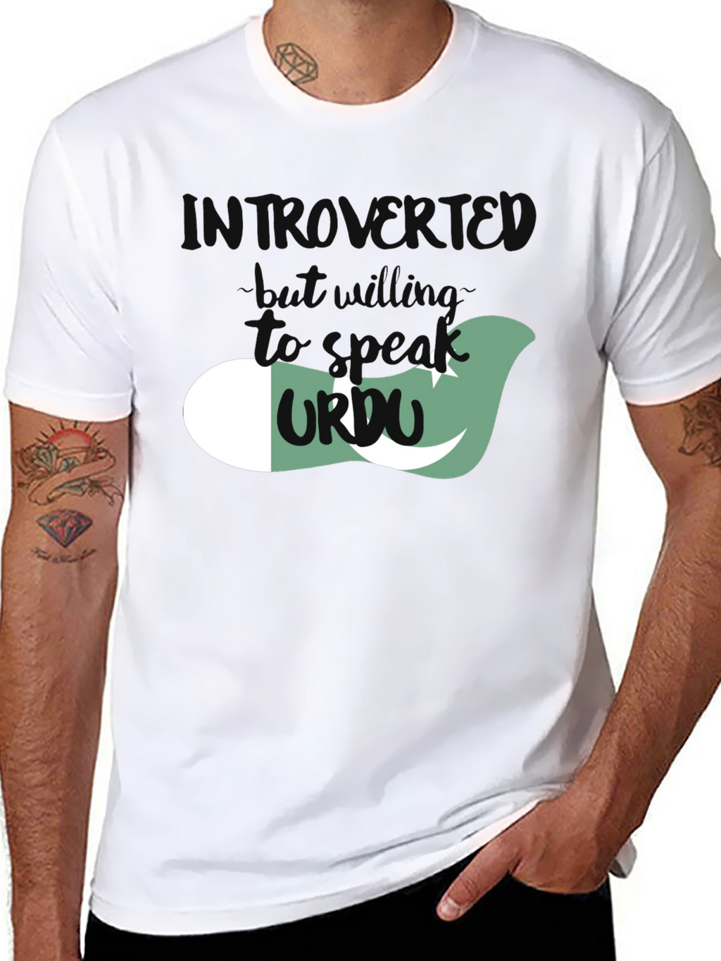 Introvert Urdu Speaker Graphic Tee
