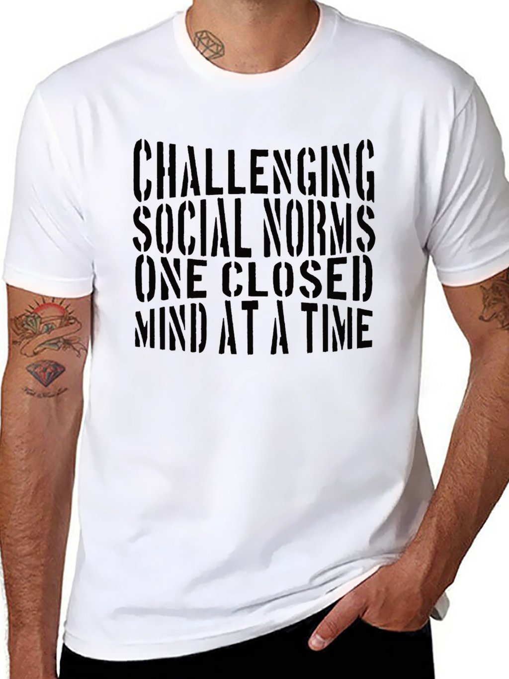 Challenging Social Norms Graphic Tee